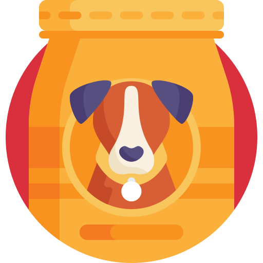 alimentos para mascotas Detailed Flat Circular Flat icono