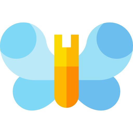 Butterfly Basic Straight Flat icon