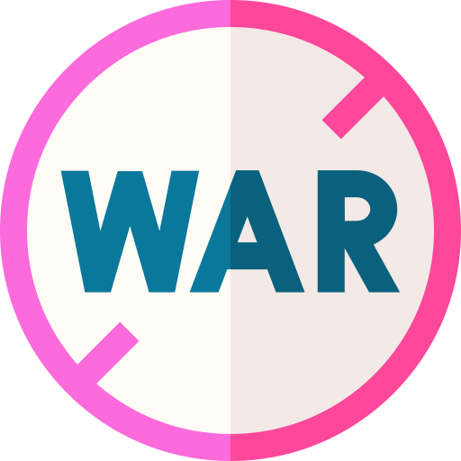 No war Basic Straight Flat icon