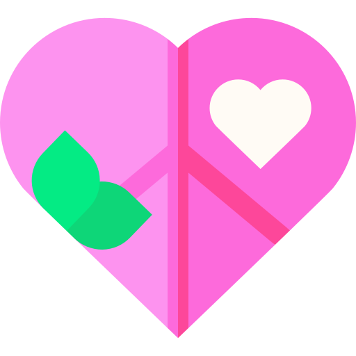 Heart Basic Straight Flat icon