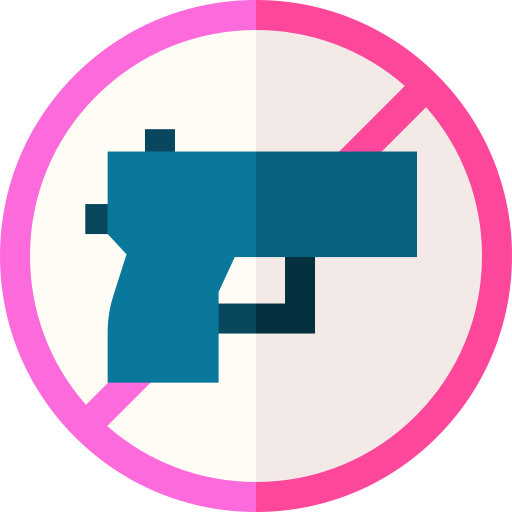 No weapons Basic Straight Flat icon