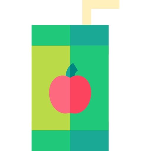 sok jabłkowy Basic Straight Flat ikona