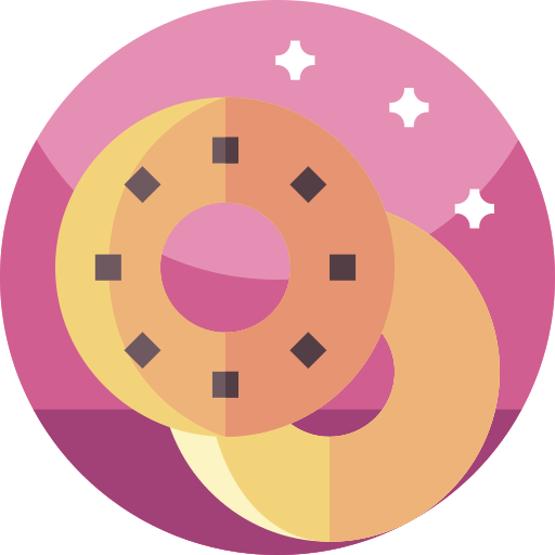 베이글 Geometric Flat Circular Flat icon