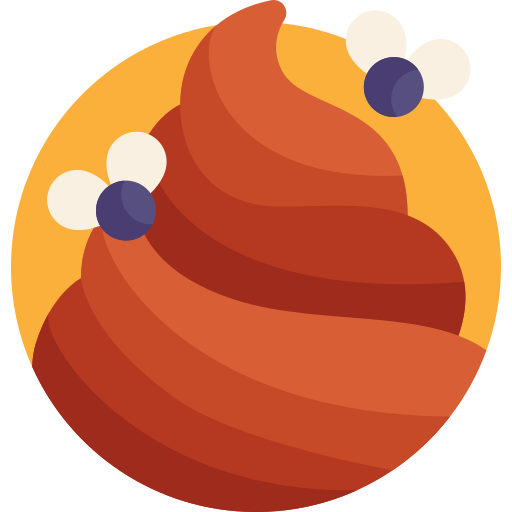 Poop Detailed Flat Circular Flat icon