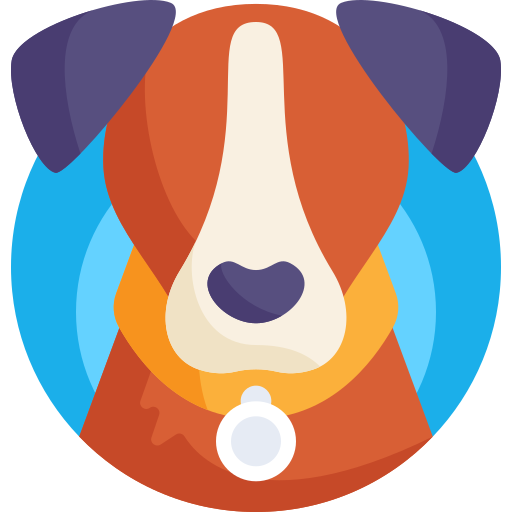 Dog Detailed Flat Circular Flat icon
