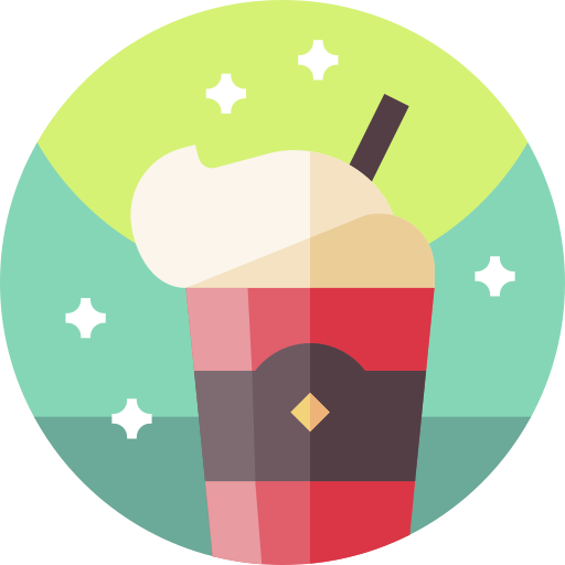 kaffee Geometric Flat Circular Flat icon