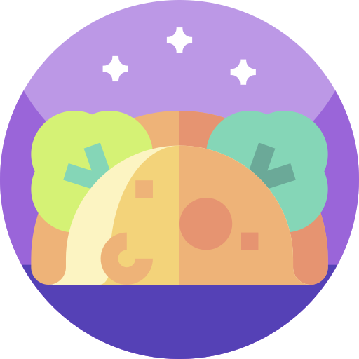 omelette Geometric Flat Circular Flat icon