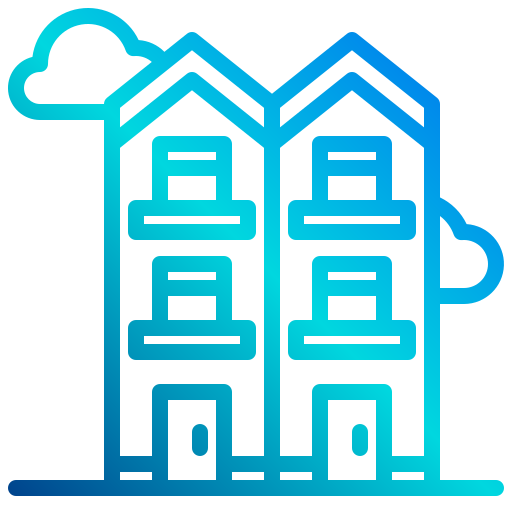 아파트 xnimrodx Lineal Gradient icon