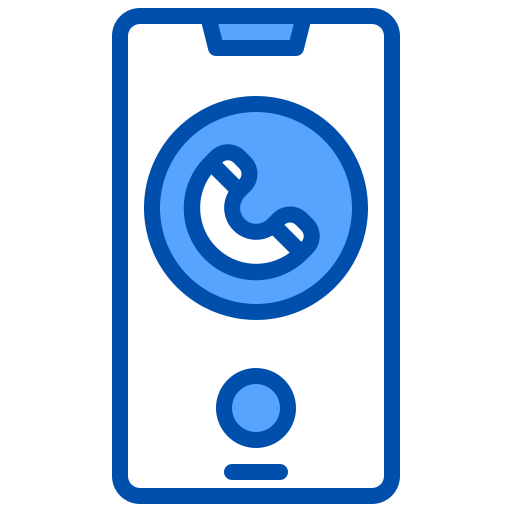 telefoongesprek xnimrodx Blue icoon