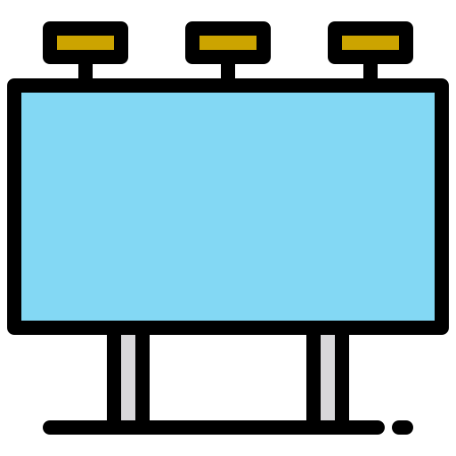 cartelera xnimrodx Lineal Color icono