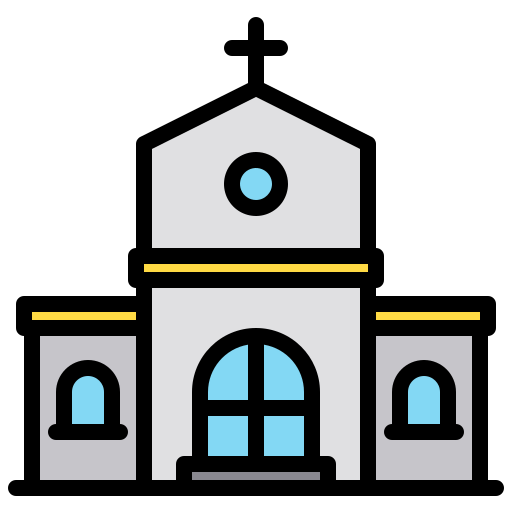 Église xnimrodx Lineal Color Icône
