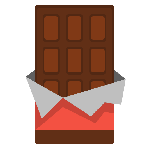 chocolate dDara Flat Ícone