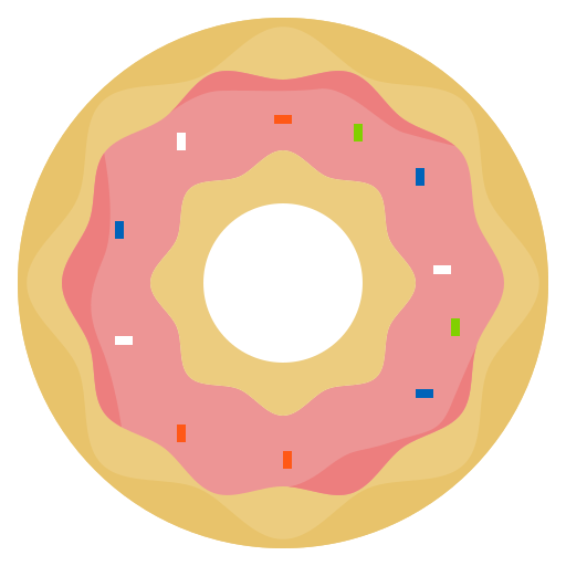 Donut dDara Flat icon