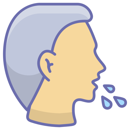 Cough Generic Outline Color icon