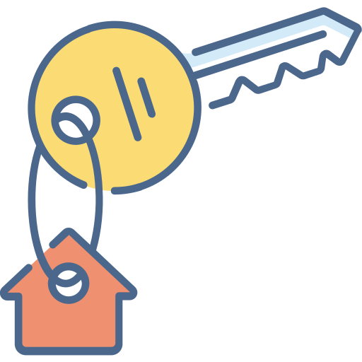 House key Generic Outline Color icon