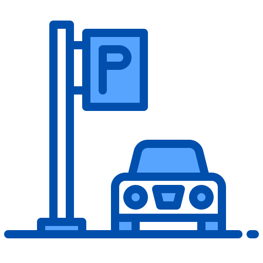 parkowanie samochodu xnimrodx Blue ikona