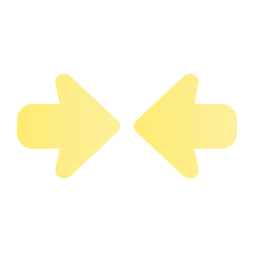 Opposite arrows Generic Flat Gradient icon