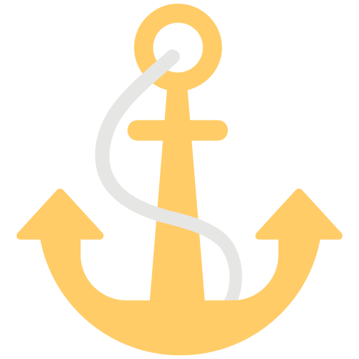 Ship anchor Creative Stall Premium Flat icon