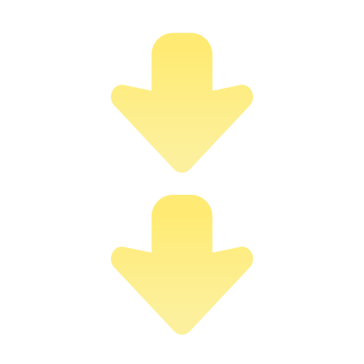 pijlen naar beneden Generic Flat Gradient icoon