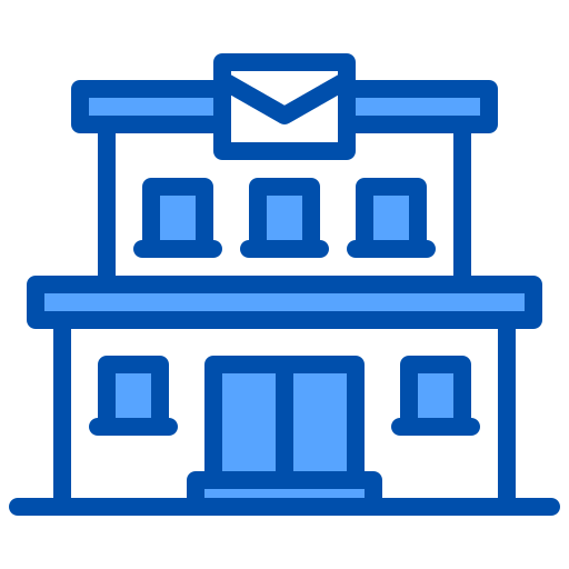 postkantoor xnimrodx Blue icoon