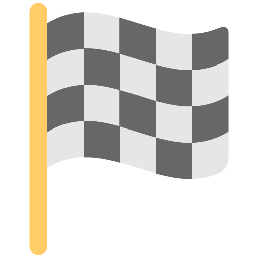 flaga w szachownicę Creative Stall Premium Flat ikona