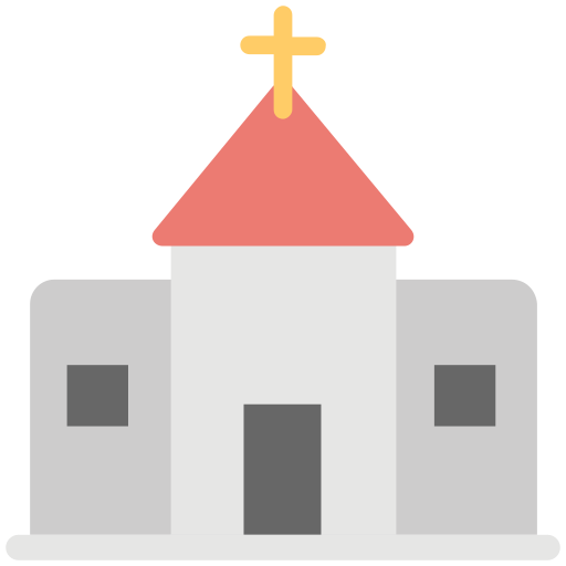 Церковь Creative Stall Premium Flat иконка