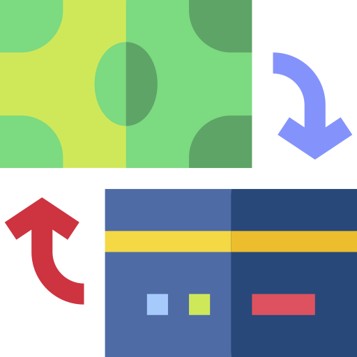 Exchange Basic Straight Flat icon