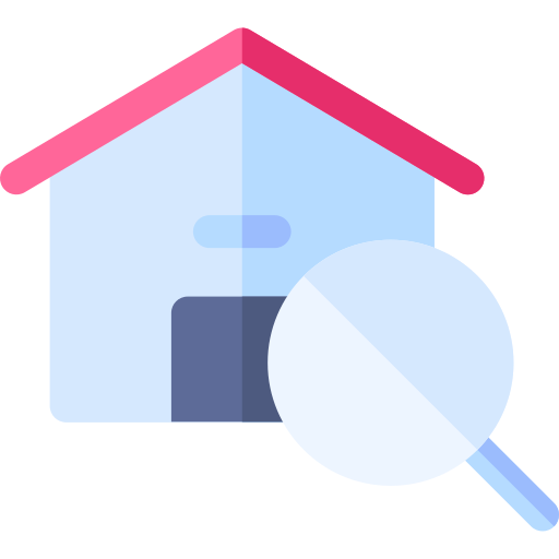 家を探す Basic Rounded Flat icon