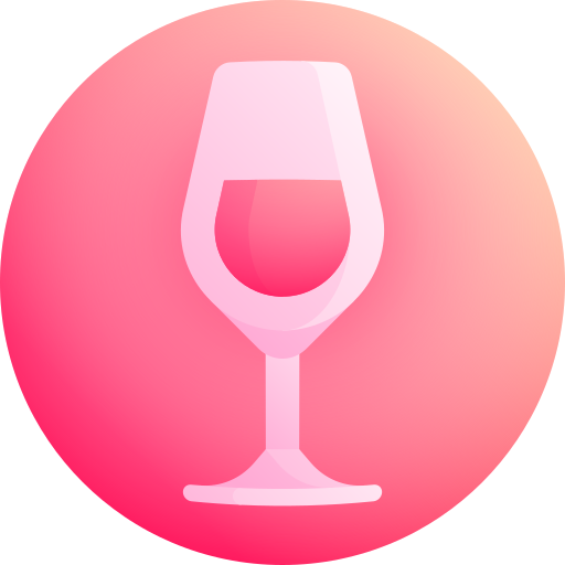 Wine glass Gradient Galaxy Gradient icon