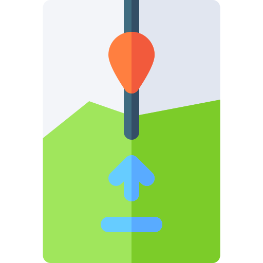 navigatie Basic Rounded Flat icoon