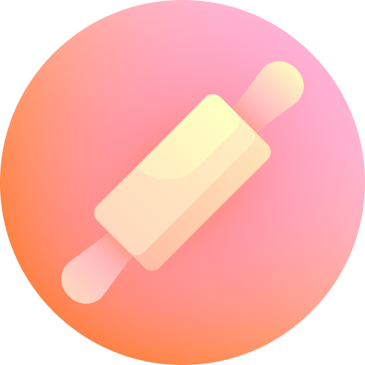 Rolling pin Gradient Galaxy Gradient icon