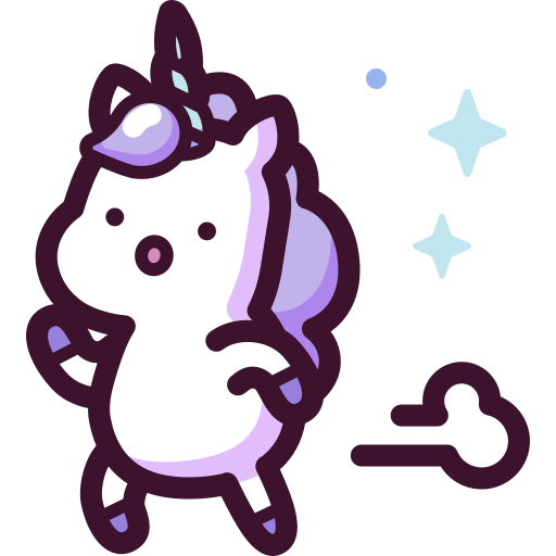unicornio Special Candy Lineal color icono