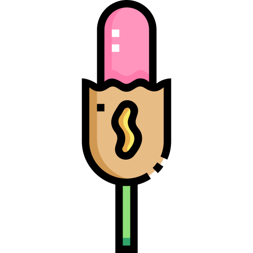 Corn dog Detailed Straight Lineal color icon