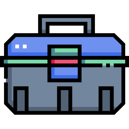 Toolbox Detailed Straight Lineal color icon