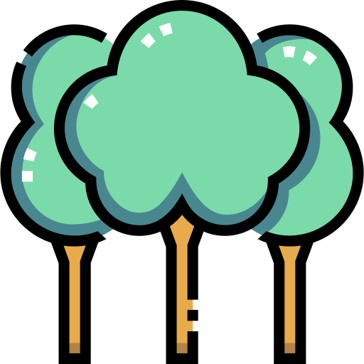 나무 Detailed Straight Lineal color icon