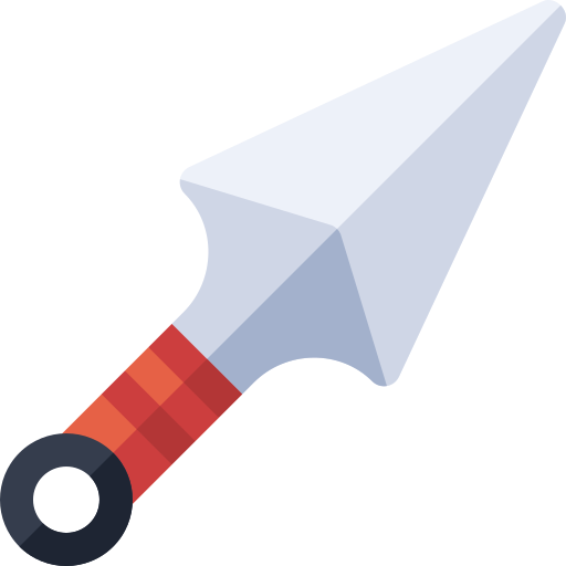 Kunai Basic Rounded Flat icon