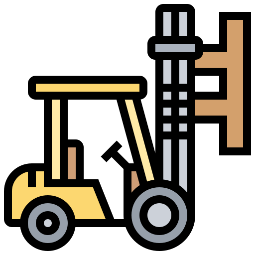 Forklift Meticulous Lineal Color icon