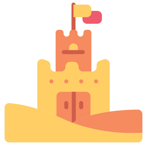 Замок из песка Good Ware Flat иконка