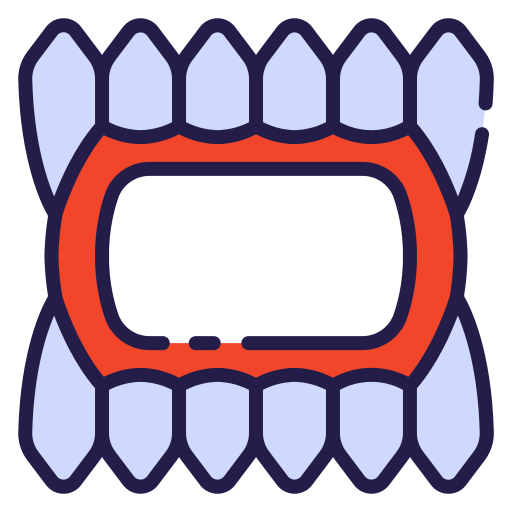 Fangs Good Ware Lineal Color icon