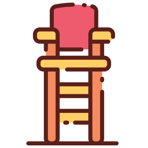 silla de salvavidas Good Ware Lineal Color icono