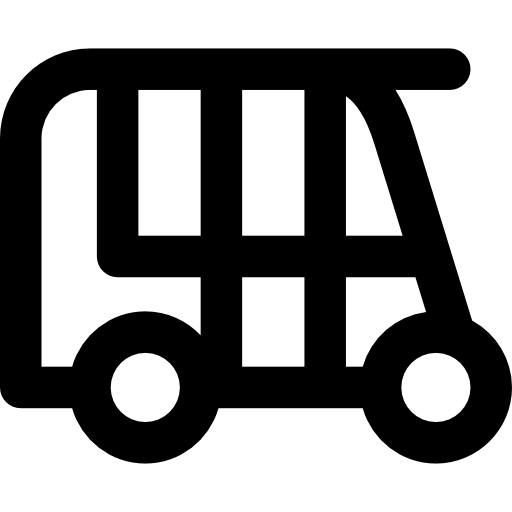 Rickshaw Basic Rounded Lineal icon