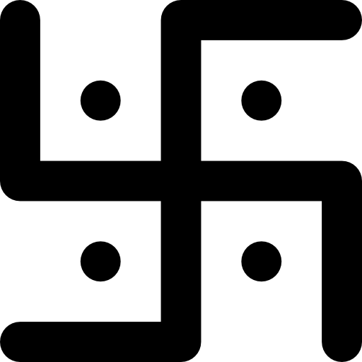 swastika Basic Rounded Lineal icoon