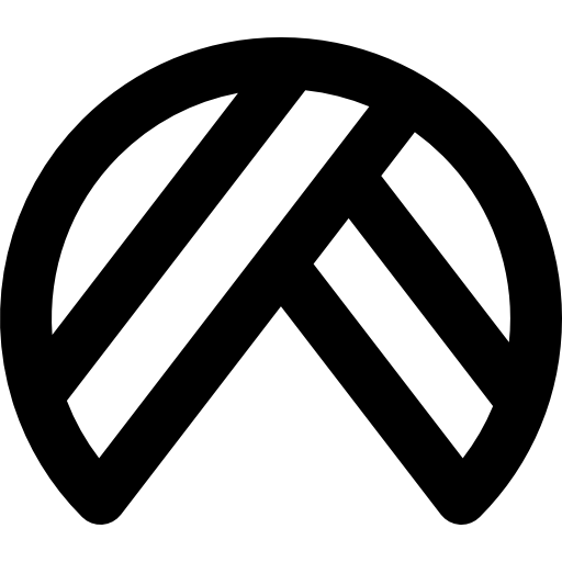 turbante Basic Rounded Lineal icono
