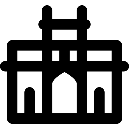 インドの門 Basic Rounded Lineal icon