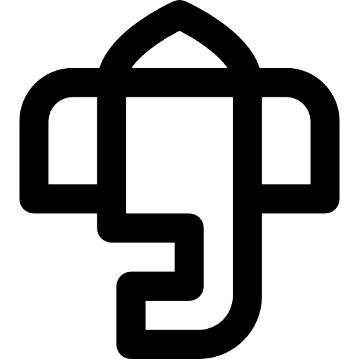 ganeśa Basic Rounded Lineal ikona