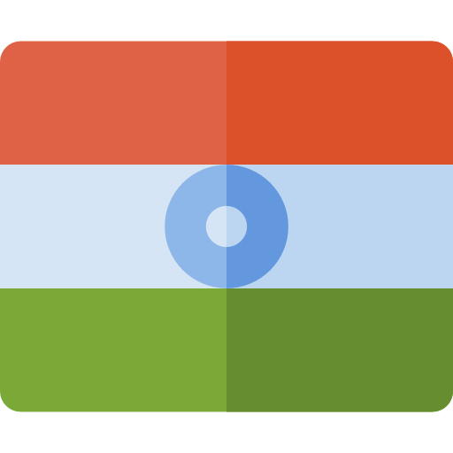 india Basic Rounded Flat icona