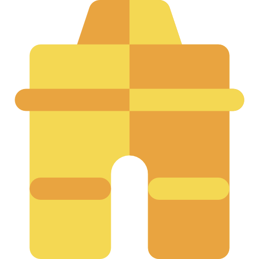 インドの門 Basic Rounded Flat icon