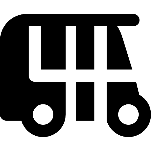 Rickshaw Basic Rounded Filled icon