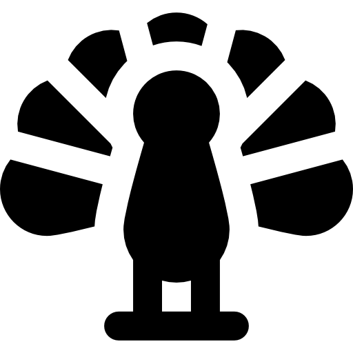 七面鳥 Basic Rounded Filled icon