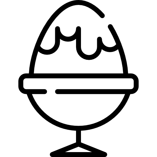 삶은 달걀 Special Lineal icon